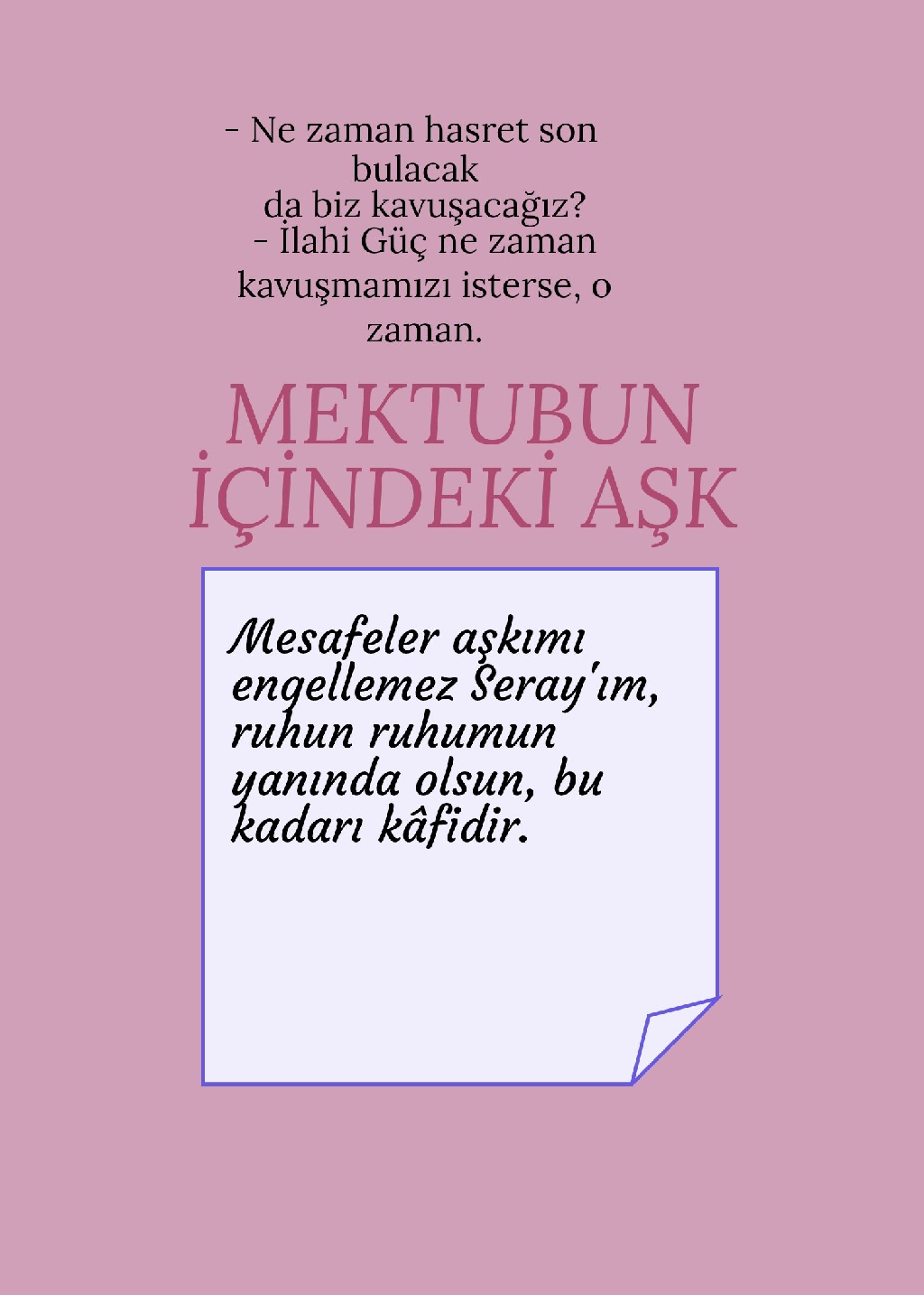 Mektubun İçindeki Aşk